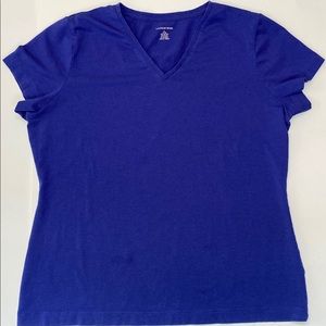 FINALSALE Lands End Blue Short Sleeved Tee